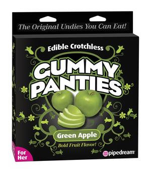 Edible crotchless gummy panty apple