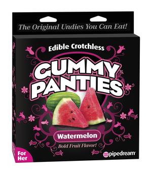 Edible crotchless gummy panty watermelon