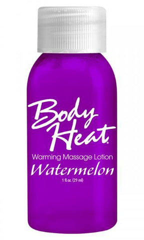 Body Heat Warming Massage Lotion Watermelon 1oz