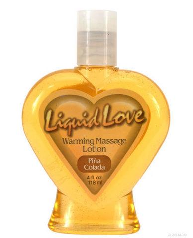 Liquid Love Warming Massage Lotion Pina Colada 4oz