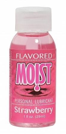 Flavored Moist Lubricant Strawberry 1oz