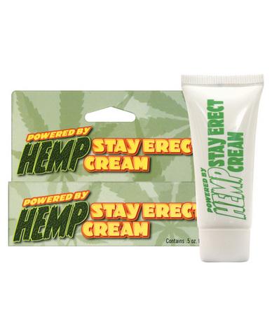 Hemp stay erect cream - .5 oz