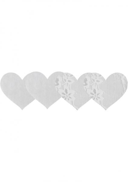 Luminous Hearts Pasties White 2 Pack