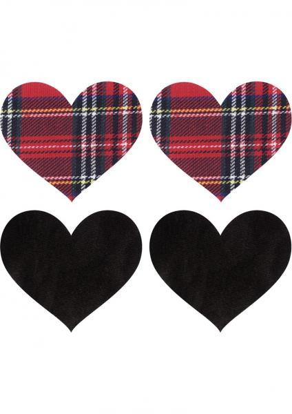 Peekaboos Schoolgirl Hearts Pasties O-S