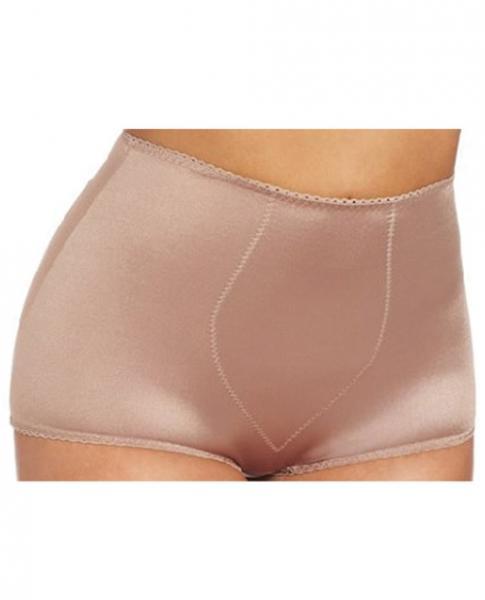 Rago Shapewear Rear Shaper Panty Light Shaping Contour Pads Mocha 2X