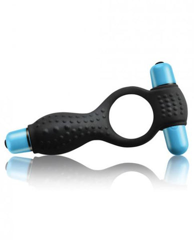 Rocks Off Remix 7 Speed Vibrating Cock Ring Black