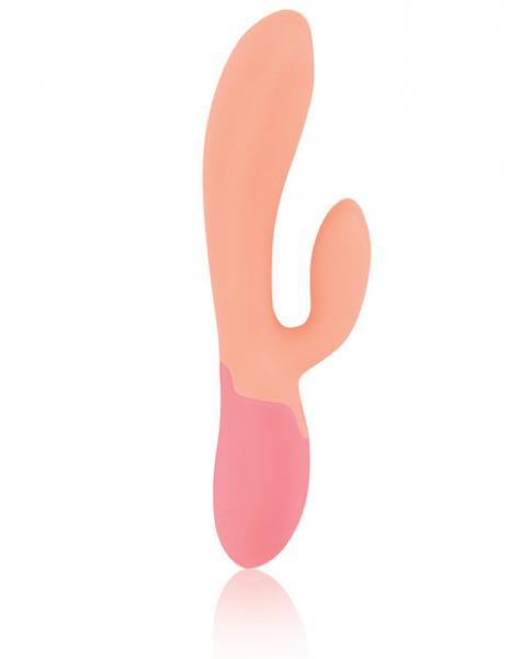 Rianne S  Xena Rabbit Vibrator Peach & Coral