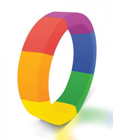 Rascal Toys The Brawn Pride Cock Ring Rainbow