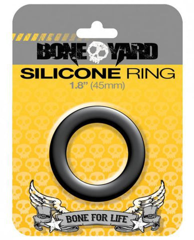 Boneyard Silicone Ring 1.8 inches Black