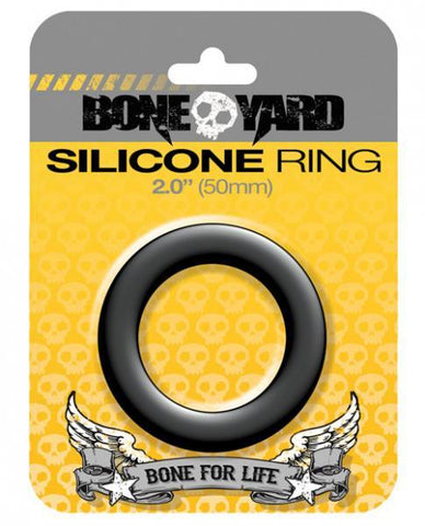 Boneyard Silicone Ring 2 inches Black