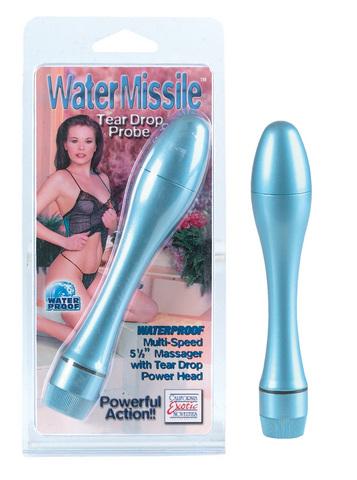 Water missile tear drop probe 5.5in,waterproof, blue
