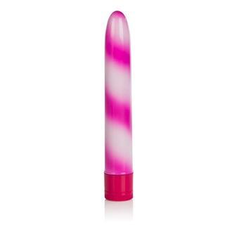 Waterproof Candy Cane Vibrator - Pink