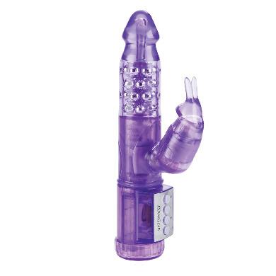 My First Jack Rabbit Vibrator Waterproof 5.25" Insertable - Purple