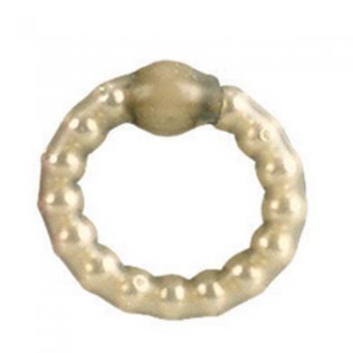 Pearl beaded prolong ring - smoke