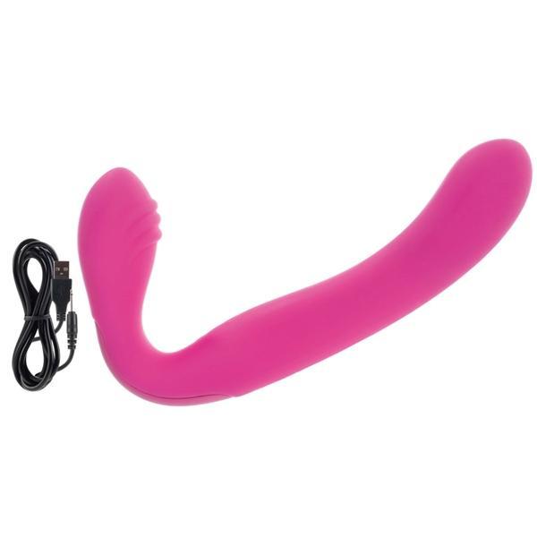 Love Rider Rechargeable Strapless Strap On Pink