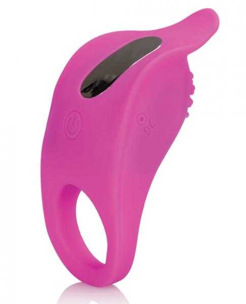 Teasing Enhancer Ring Silicone Rechargeable Pink