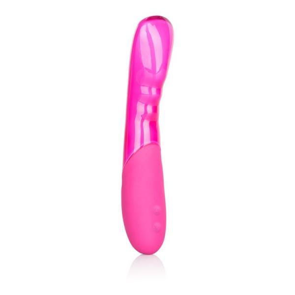 Opal Vibrating Glass Wand Pink