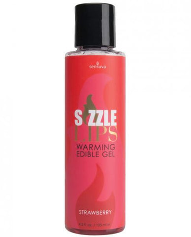 Sizzle Lips Warming Gel Strawberry 4.2oz