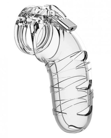 ManCage Chastity 5.5 inches Cock Cage Model 5 Clear