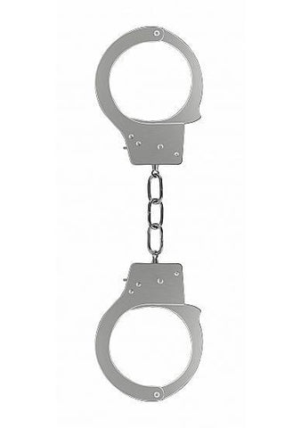 Ouch Beginners Handcuffs Metal Silver