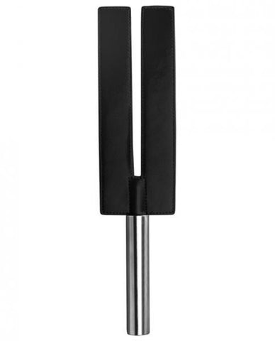 Ouch Leather Slit Paddle Black