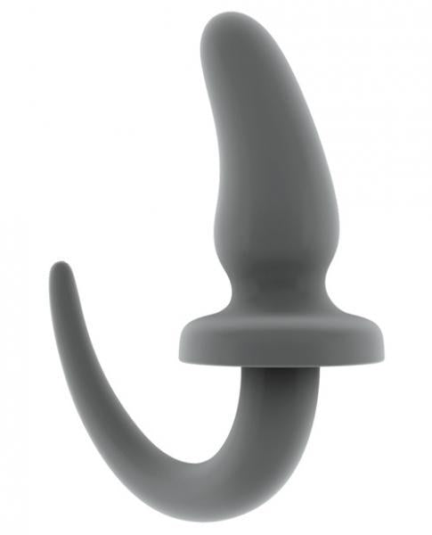 Sono No 14 Butt Plug with Tail 4 inches Gray