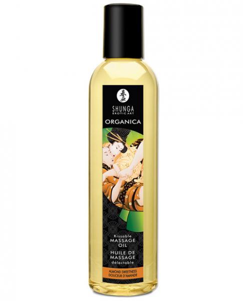 Shunga Organica Kissable Massage Oil Almond Sweetness 8oz