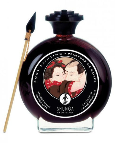 Shunga Edible Body Paint Aphrodisiac Chocolate 3.5oz