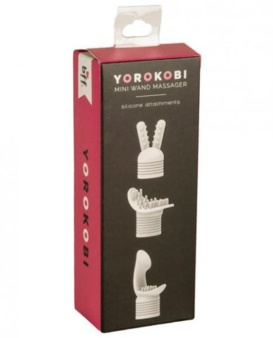 Yorokobi Mini Wand Attachments 3 Pack