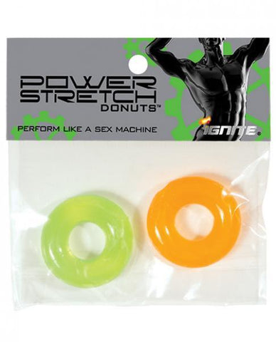 Power Stretch Donuts 2 Pack Orange-Green Rings