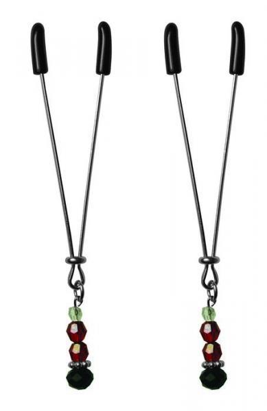 Sexperiments Ruby Black Nipple Clamps