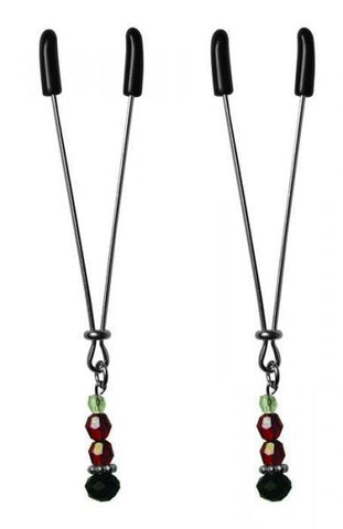 Sexperiments Ruby Black Nipple Clamps