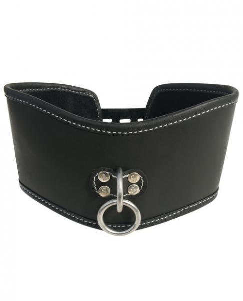 Edge Soft Leather Posture Collar Black O-S