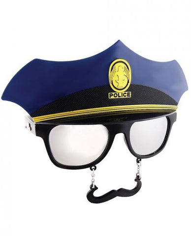 Police Sun Staches Glasses