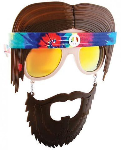 Hippie Sun Stache Glasses