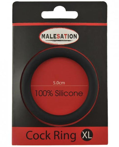 Malesation Silicone Cock Ring X-Large Black