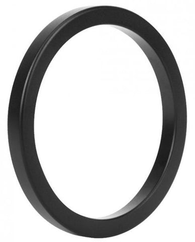 Malesation Nickel Free Metal Ring Black Stamina - 50 Mm