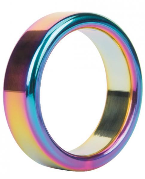 Malesation Nickel Free Steel Rainbow Ring 44mm