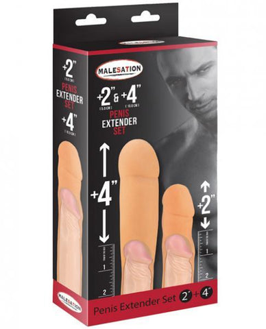 Malesation 2" & 4" Penis Extenders