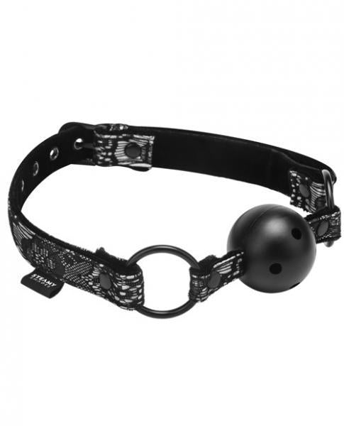 Steamy Shades Ball Gag Black