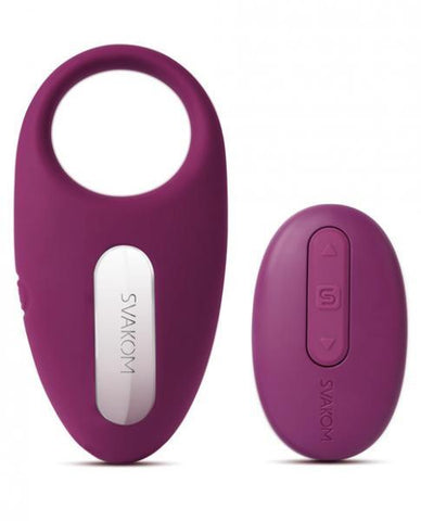Svakom Winni Vibrating Ring with Remote Violet Purple