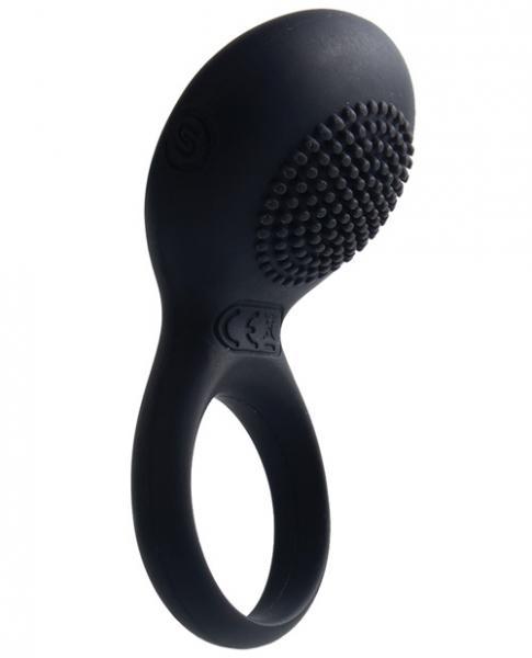 Tyler Vibrating Cock Ring - Black