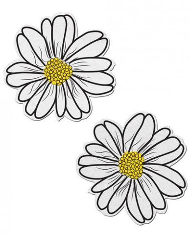 Wildflower White & Yellow Pasties O-S
