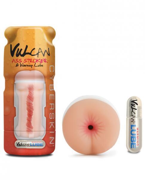 Cyberskin Vulcan Ass Stroker with Warming Lube