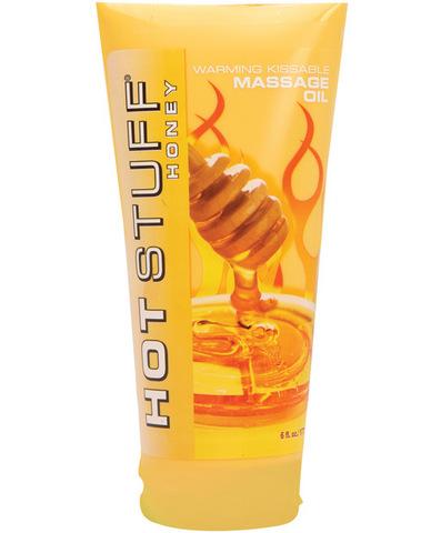 Hot Stuff Warming Massage Oil Honey 6 fluid ounces