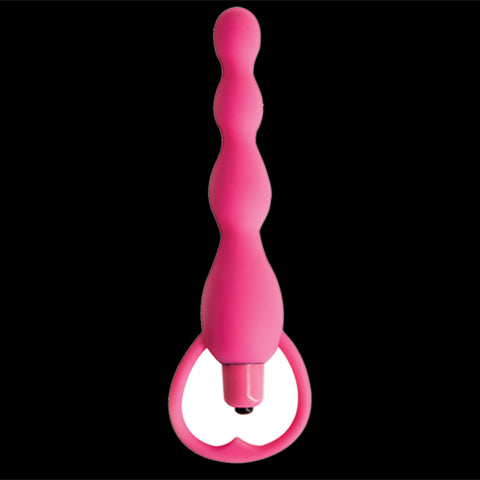 Climax Silicone Vibrating Bum Beads Pink