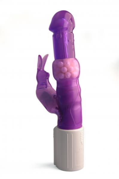 Rabbit habit cordless purple vinyl vibrator