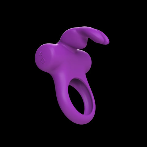 Frisky Bunny Vibrating Ring Purple