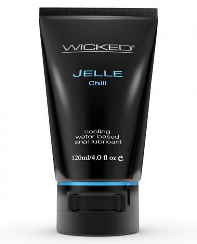 Wicked Jelle Cooling Anal Gel Lubricant 4oz Tube