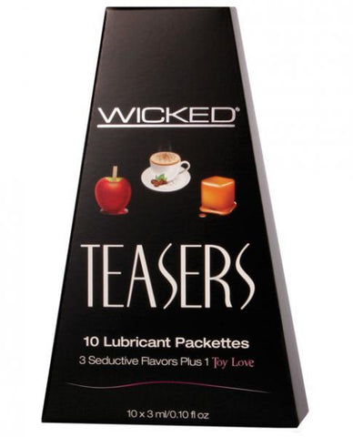 Wicked Teasers Lubricant Packette Box Of 10